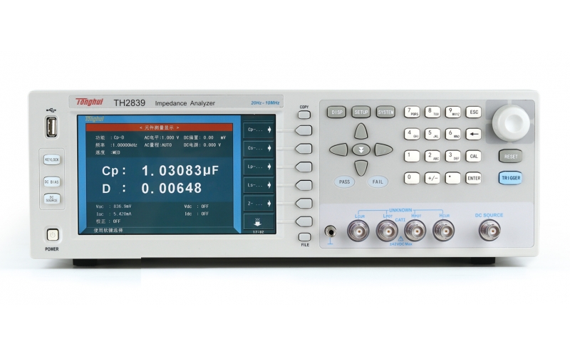 TH2839 精密阻抗分析仪