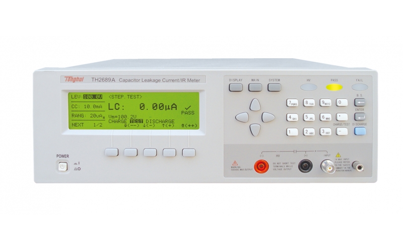 TH2689A容器漏电流/绝缘电阻测试仪