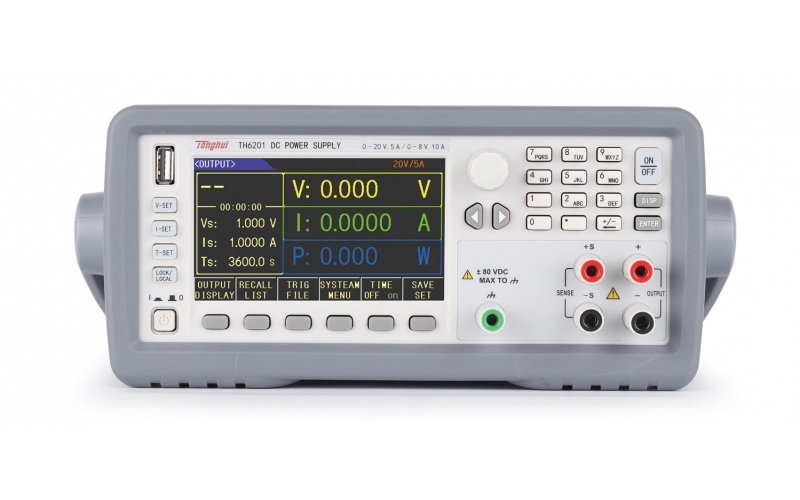 TH6201/TH6202/TH6203/TH6212/TH6213 双范围可编程线性直流电源