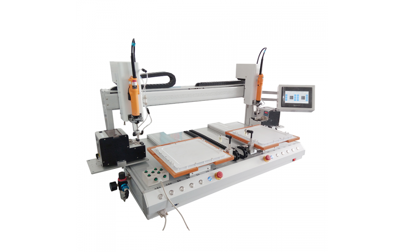 米恩LSJ8441X-S-S双供料双电批吸气式自动锁螺丝机